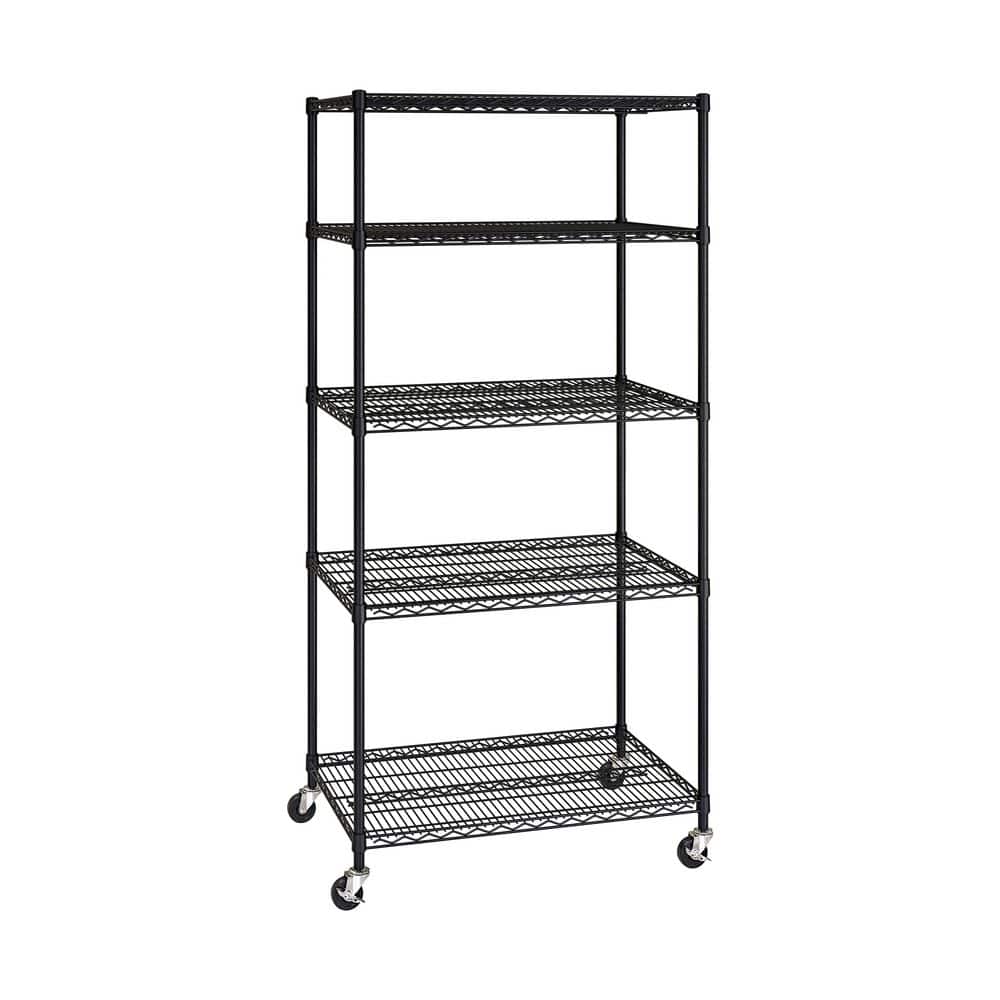 平棚 900x350x 300 Seville Classics UltraDurable 5-Tier Commercial NSF Certified
