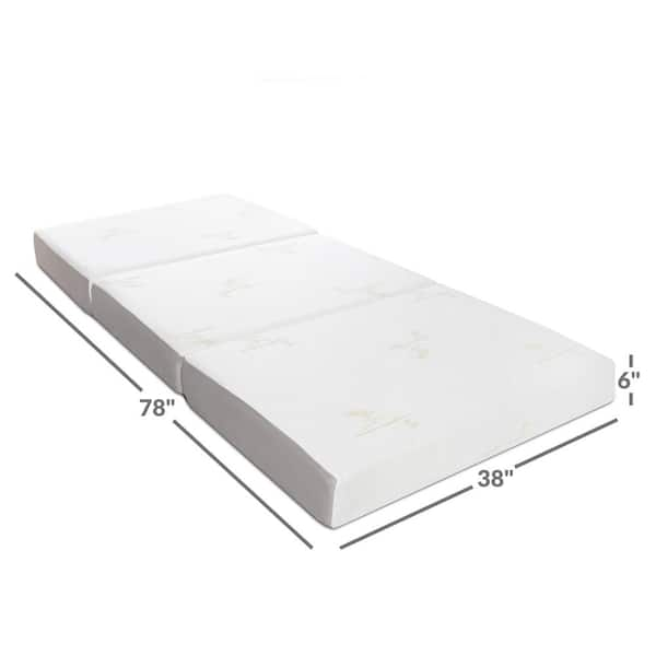 twin tri fold mattress