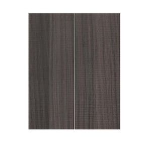 Valencia Assembled 27 in. W x 12 in. D x 42 in. H in Chateau Brown Plywood Assembled Wall Kitchen Cabinet