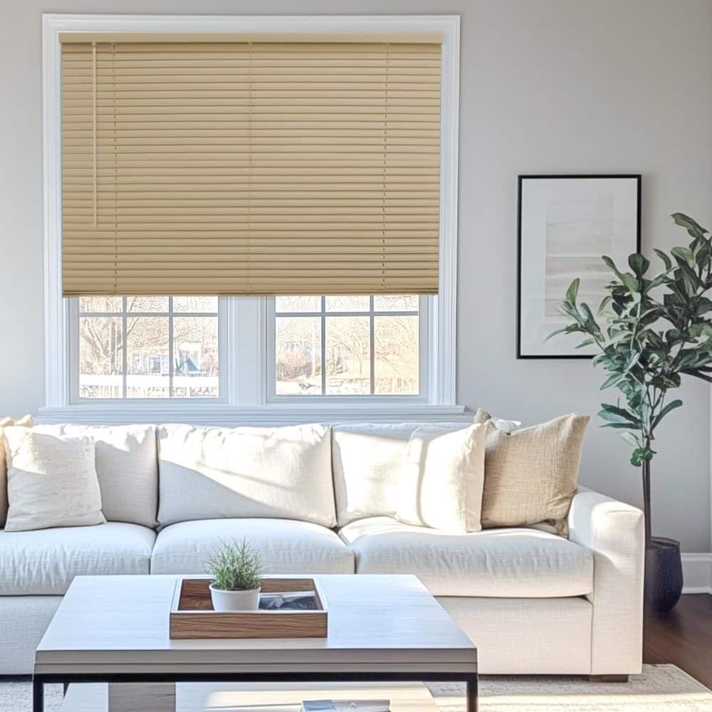 Cappuccino Cordless Room Darkening Vinyl Mini Blind with 1 in. Slats 78 in. W x 36 in. L price history on PriceWatchPro