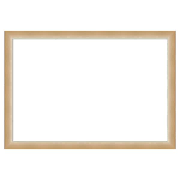 Amanti Art Eva Narrow Ombre Gold 39 in. x 27 in. Polystyrene Framed Dry Erase Magnetic Memo Board