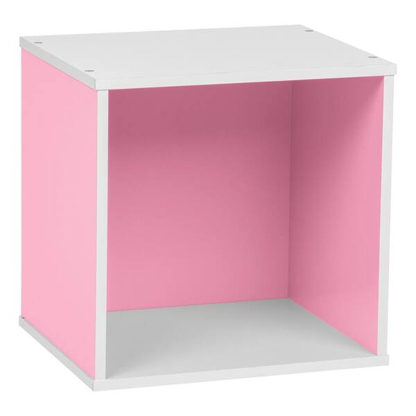 IRIS BAKU Pink Modular Wood Cube Box