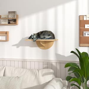 2 in 1 Wall-mounted Cat Perch Window Seat Cat Bed with Suction Cup, Small