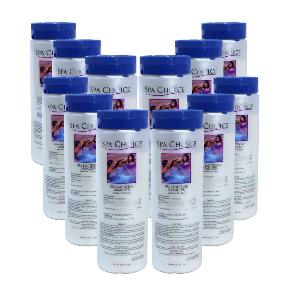 Spa Choice Spa and Hot Tub 2 lb. Sanitizing Granules (12-Pack)