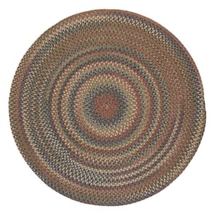Cedar Cove Olive 7 ft. x 7 ft. Cabin Round Area Rug