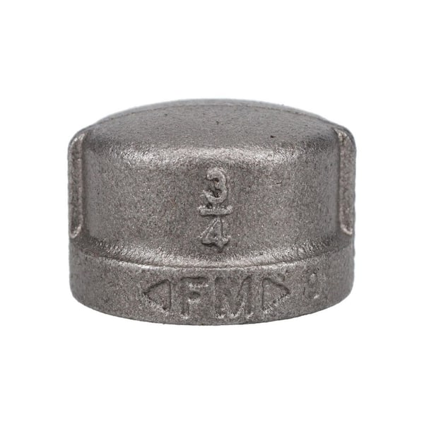 STZ 3/4 in. Black Iron Cap