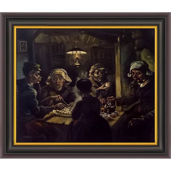 LA PASTICHE The Potato Eaters by Vincent Van Gogh Opulent Framed