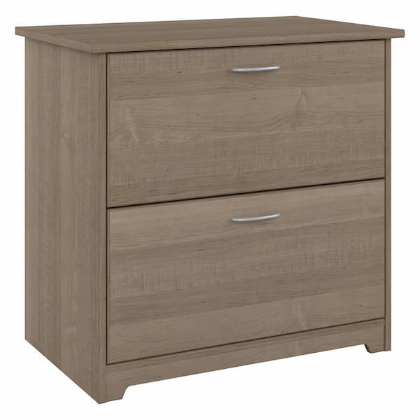 Bush Furniture City Park 2 Drawer Lateral File Cabinet in Ash Gray