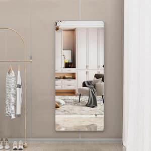 72 in. W. x 32 in. H Rectangular Framed Wall Bathroom Vanity Mirror in Silver