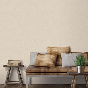 Evergreen Linen Plain Design Wallpaper