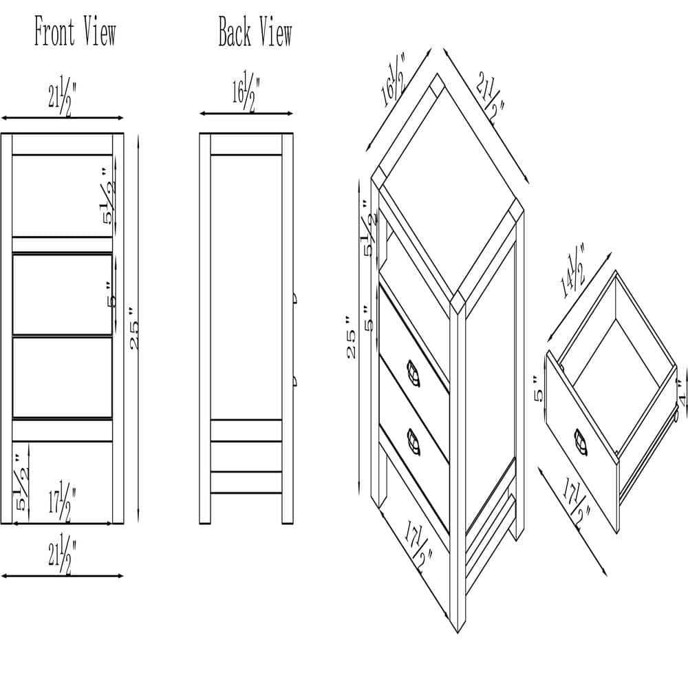 Arden Light Driftwood Pine Wood Queen Bedroom Set