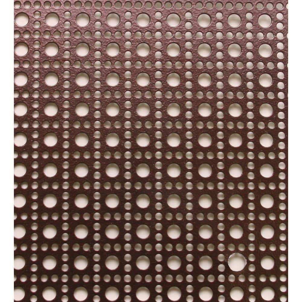 M-D Building Products 3 ft. x 3 ft. Aluminum Venetian Bronze Lincane Sheet  57015 - The Home Depot