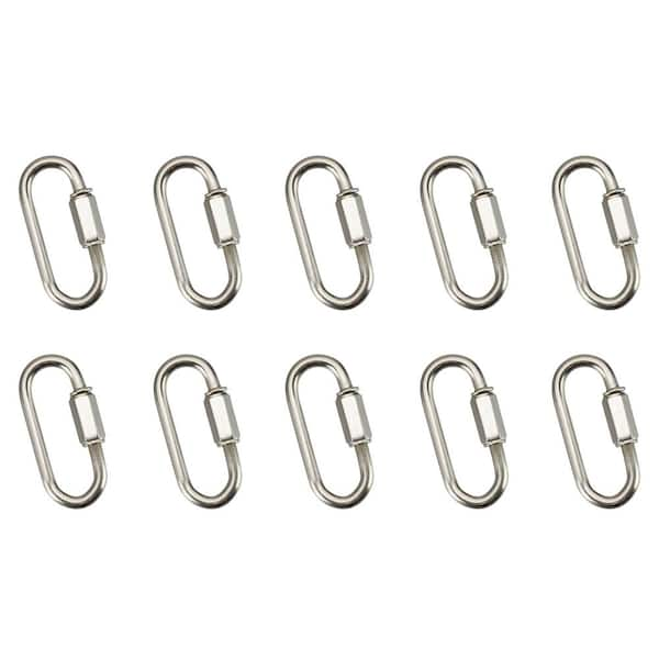 10-Pack Heavy-Duty Chain Connecting Link Size:1-3/4 in. L x 3/4 in. W ...