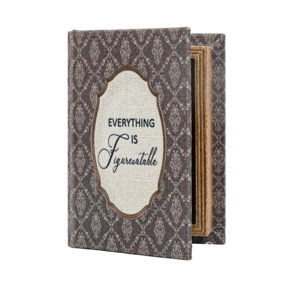 Everything is Figureoutable Vintage Decorative Storage Book Box