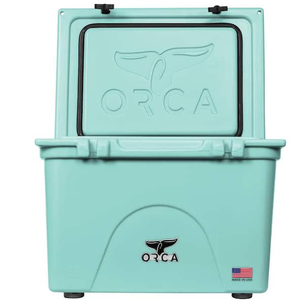 ORCA 58 qt. Hard Sided Cooler in Seafoam ORCSF058 - The Home Depot