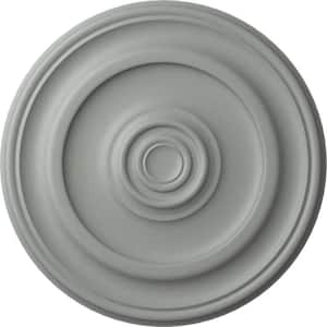 23-5/8" x 1-3/4" Kepler Traditional Urethane Ceiling Medallion (For Canopies upto 5-1/4"), Primed White