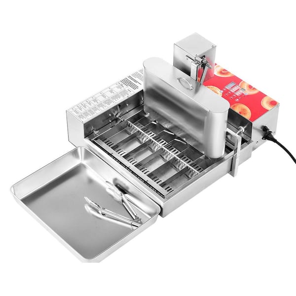Commercial Automatic Donuts Machine, 6-Rows Donuts Making Equipment, 360-Pieces/hour Doughnut Maker, Stainless Steel