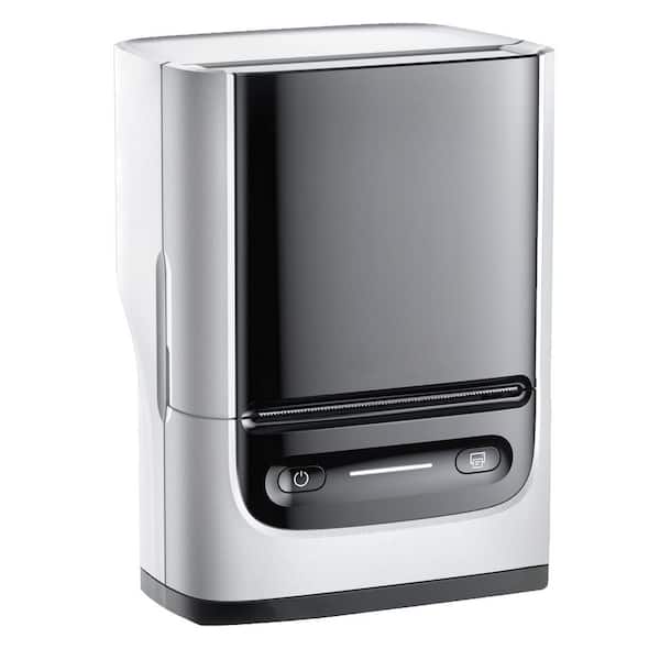 Portable Bluetooth Label Maker Machine with Tape Wireless Thermal Sticker Printer for Business PC iOS Android White