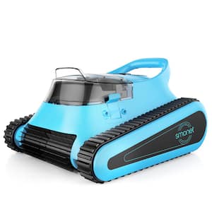 Robotic Pool Cleaner, Cordless Pool Vacuum Robot for Above Ground & Inground Pools Wall Floor Waterline Cleaning