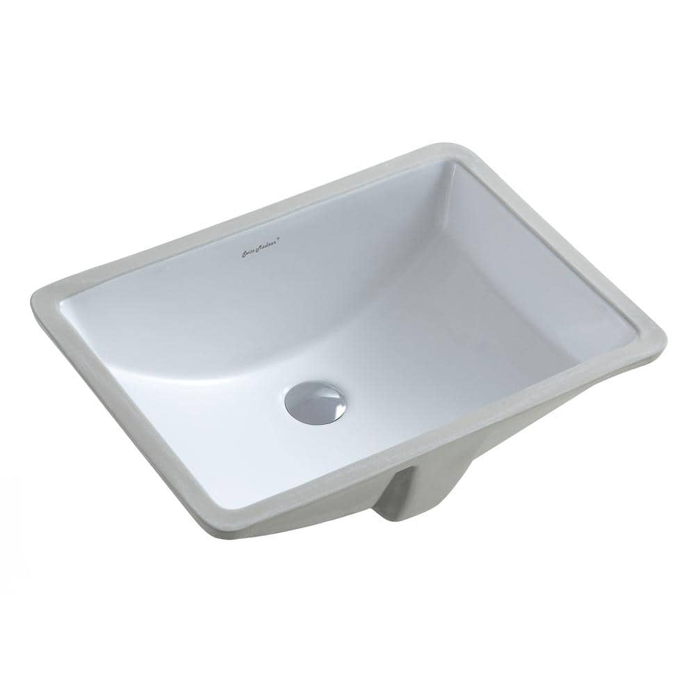Swiss Madison Voltaire 21 in. Rectangular Undermount Bathroom Sink in  Glossy White SM-UM625 - The Home Depot