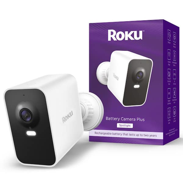 Battery Camera Plus Home Security Camera – Battery Operated 1080p HD, 4x Rechargeable Battery Weather-Resistant, Wi-Fi 6