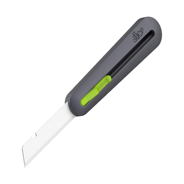 Auto-Retractable Industrial Knife 3 in. Safety Blade Utility Knife