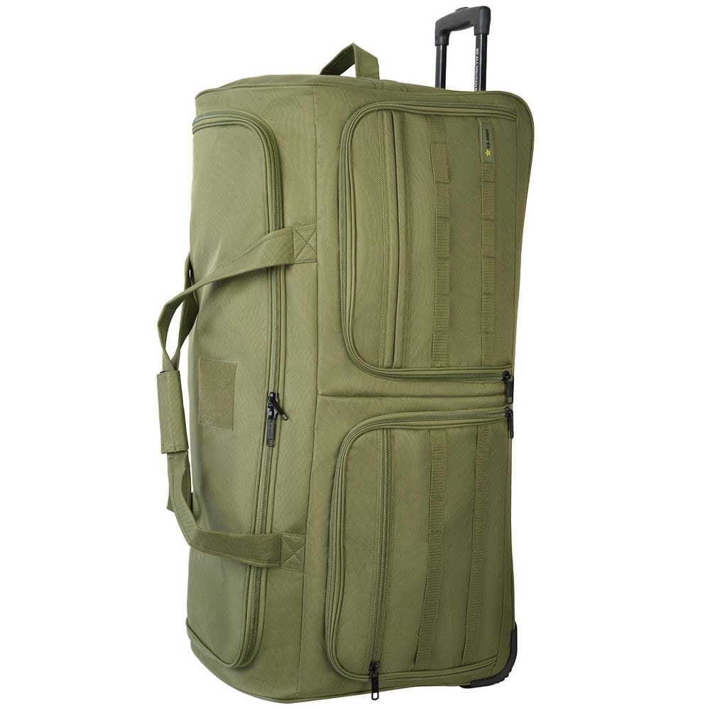US ARMY U.S. Army ROMEO 36-inch XL Tactical Rolling Duffel Green