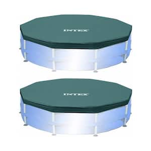 Easy Set 15 ft. Round Frame Above Ground Swimming Pool Leaf Cover (2-Pack)