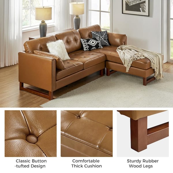 JAYDEN CREATION Dimitri Mid-century Genuine Leather