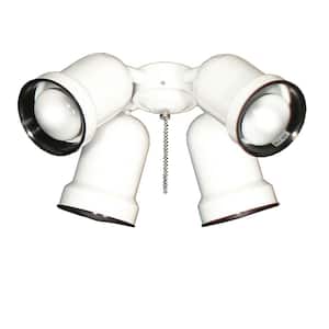463 Spotlight Pure White Indoor/Outdoor Ceiling Fan Light