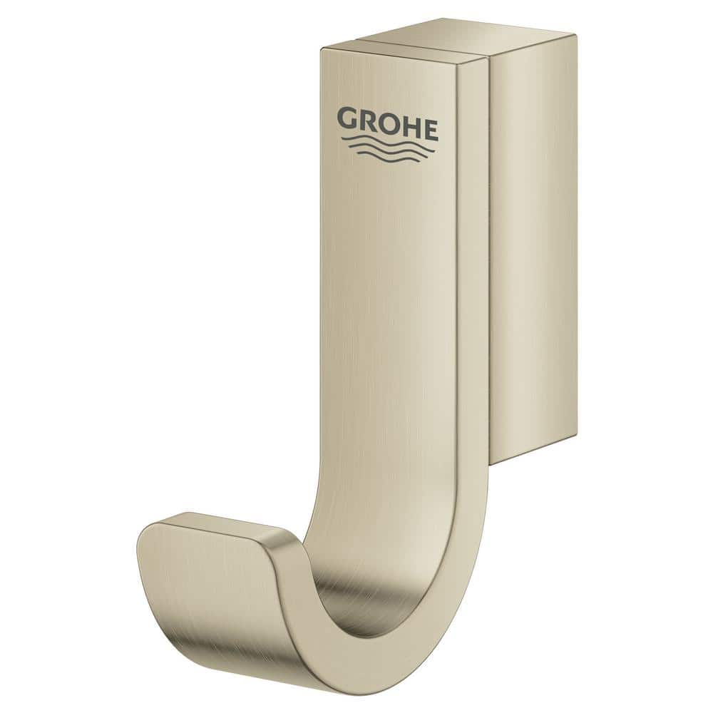 Brushed Nickel Modern Wall Mounted Robe Hook
