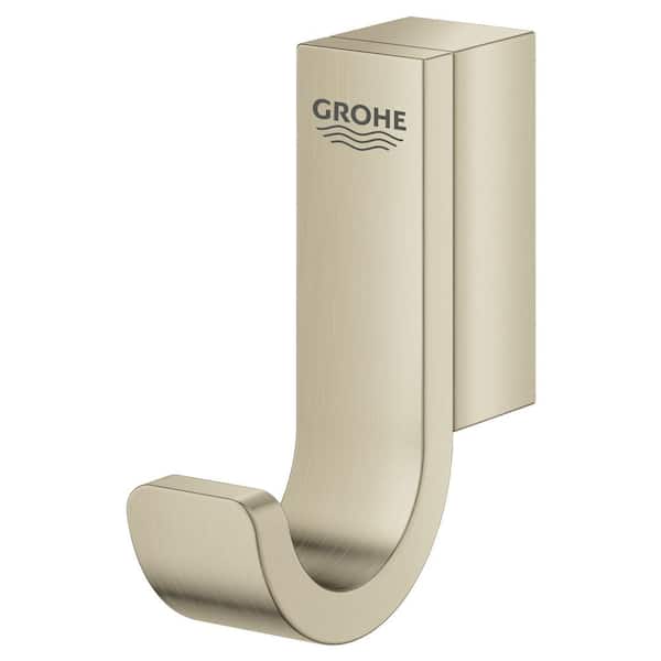 Selection J-Hook Robe/Towel Hook in Brushed Nickel