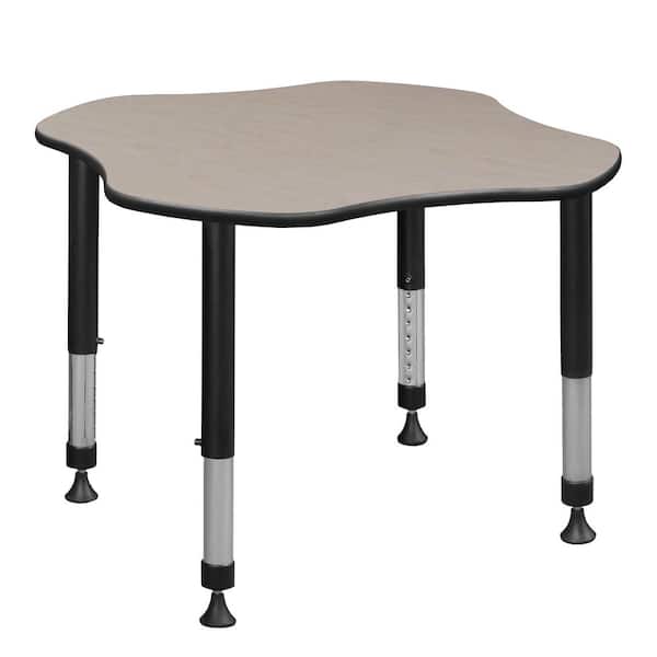 Redrick 30 in. W Maple Height Adjustable Classroom Writing Desk