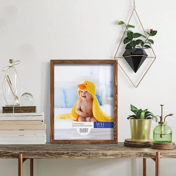 Woodgrain 11 in. x 14 in. Walnut Picture Frame