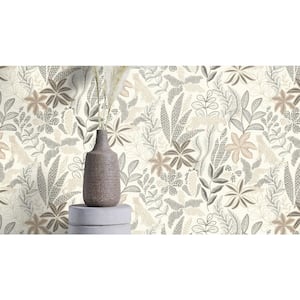 Alani Neutral Tropical Wallpaper