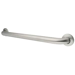 Traditional 32 in. x 1-1/4 in. Grab Bar in Brushed Nickel