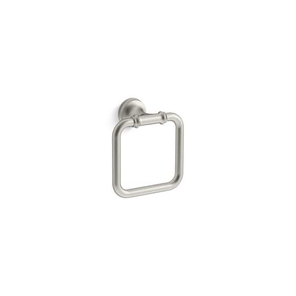 KOHLER Bellera Wall Mounted Towel Ring in Vibrant Brushed Nickel