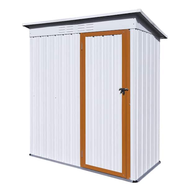 maocao hoom 3 ft. W x 5 ft. D Metal Shed with Door (15 sq. ft.)