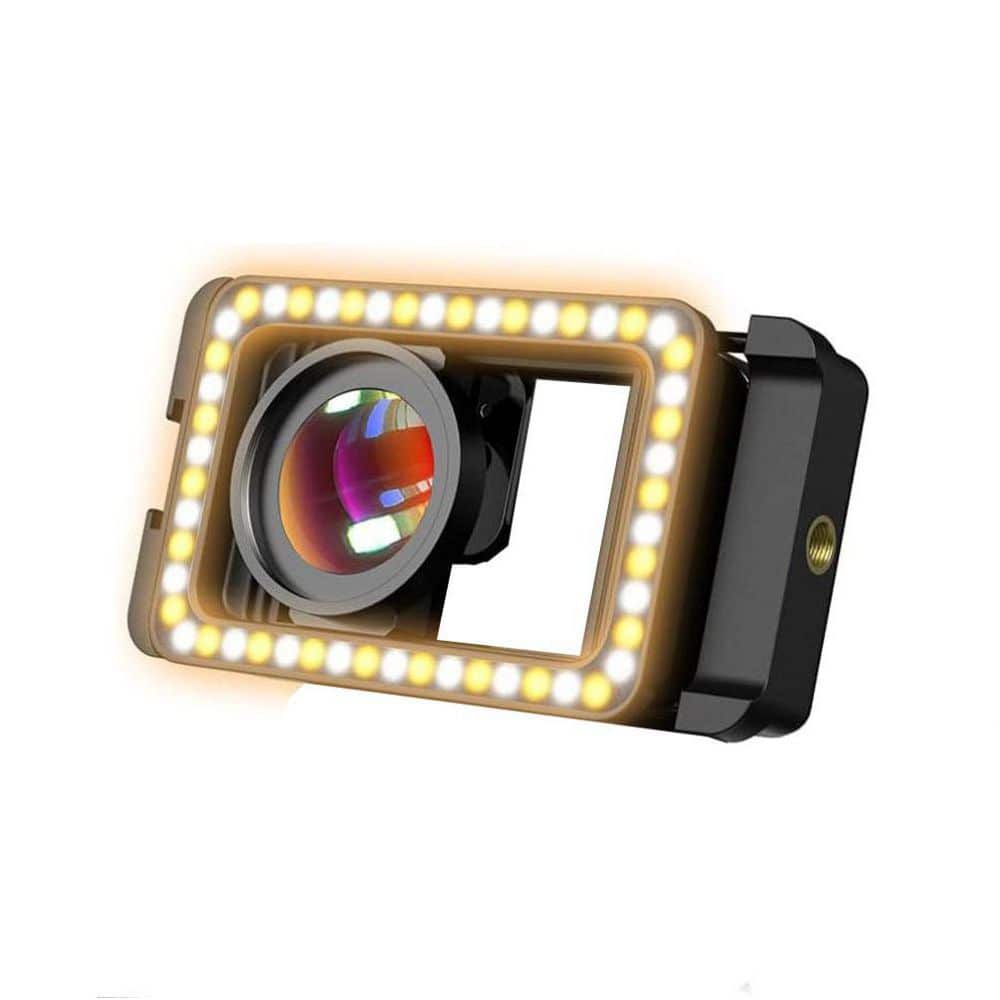 15X Macro Lens with LED Fill Light for iPhone Samsung Android, Universal Clip Attachment for Smartphone Photography price history on PriceWatchPro