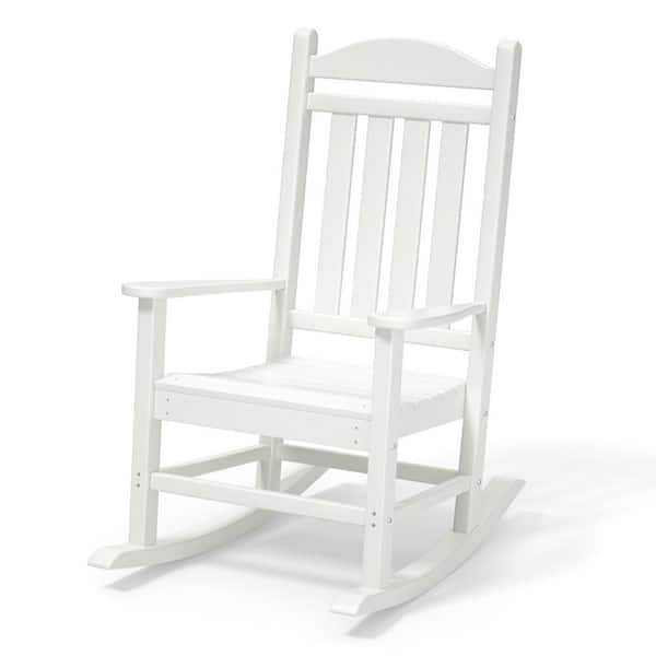 best white rocking chair