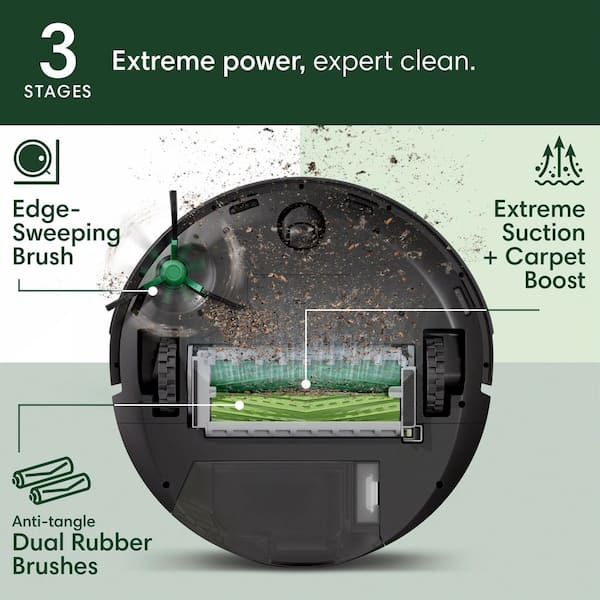 iRobot Roomba Max 705 14 in. Robotic Vacuum with Smart Navigation