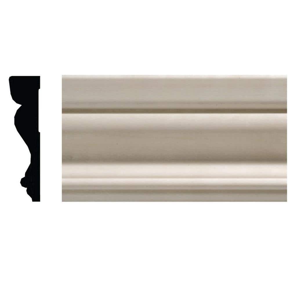 Ornamental Mouldings OML14A-7 5/8 in. x 2-1/2 in. x 84 in. White ...