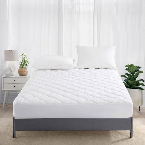 Four-Leaf Clover Quilted .5 in. Full Polyester Mattress Pad TBPD-16018 ...