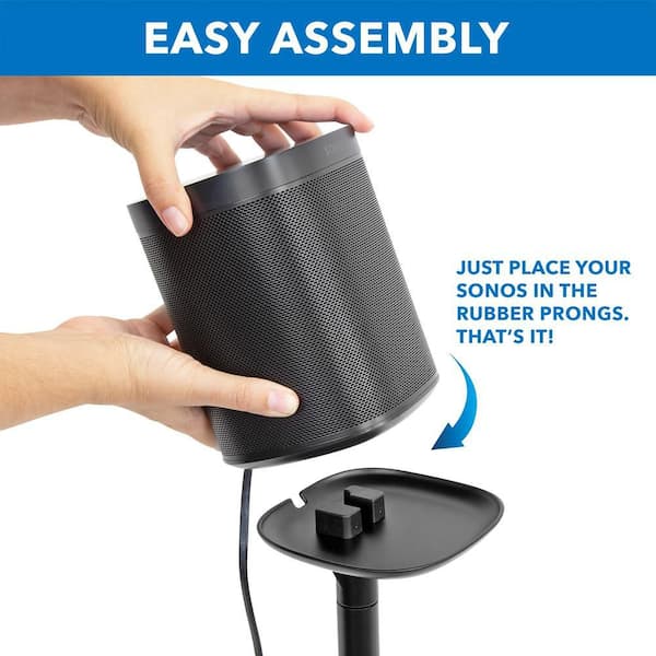 mount-it! Speaker Floor Stand for Sonos One MI-SB454 - The Home Depot