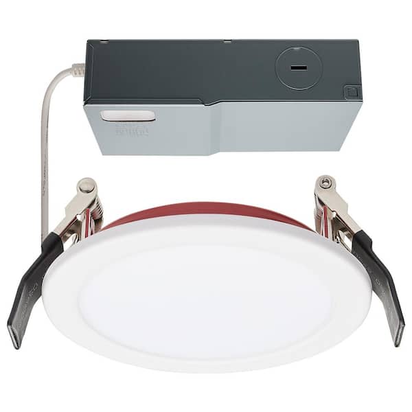 ColorQuick 4 in. Adjustable CCT Fire Rated Remodel IC Rated Dimmable Indoor Integrated LED Recessed Light Trim