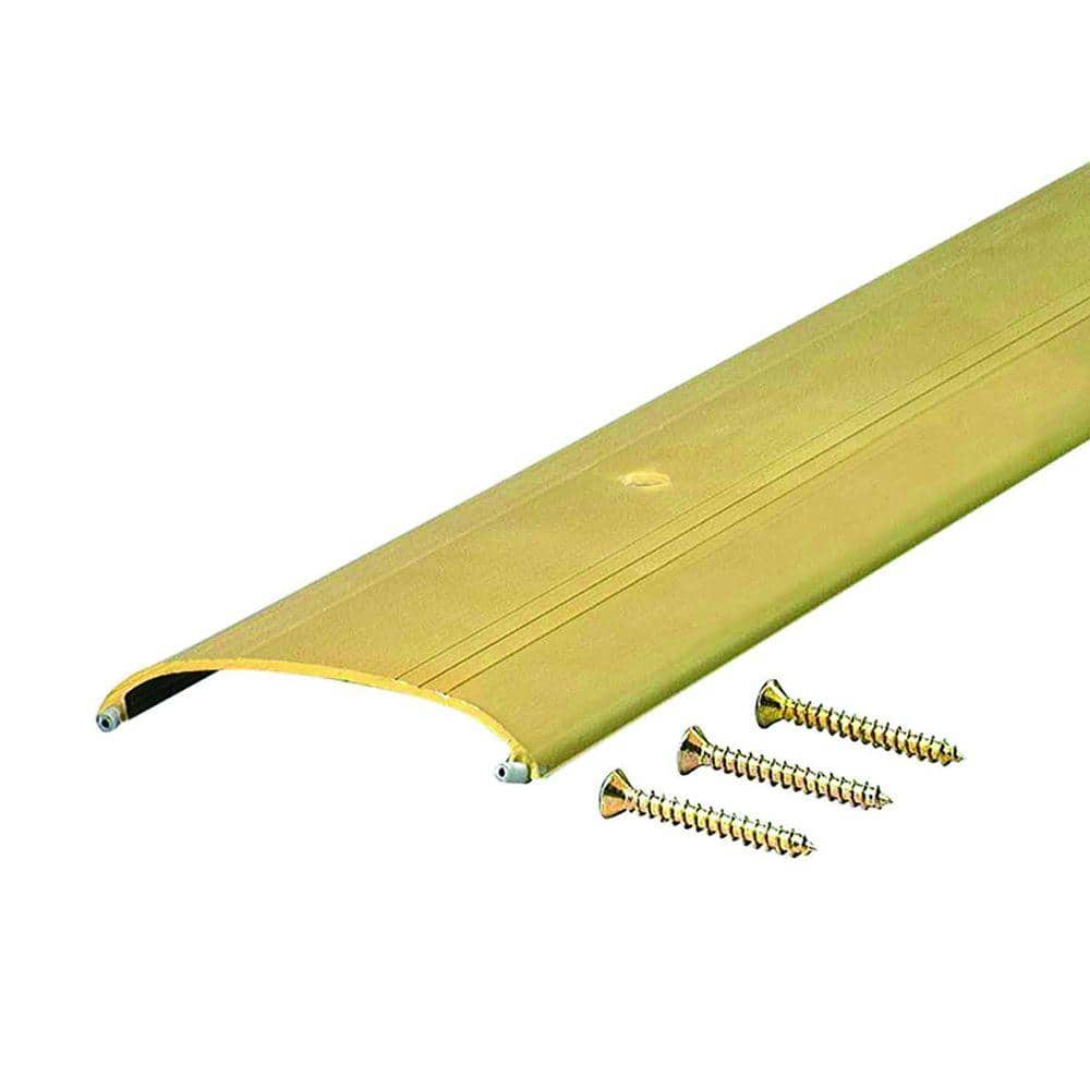 Low Dome Top 3-1/2 in. x 51 in. Gold Aluminum Saddle Threshold price history on PriceWatchPro