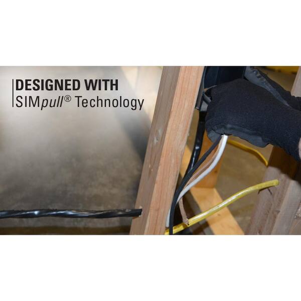 thumbnail image 2 of Southwire 75 Ft. 8/3 Romex SIMpull NM-B Copper Indoor Electrical Wire With Ground – Black Sheath 2 of 2