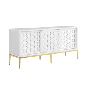 Rochester White Wood 64 in. L Sideboard