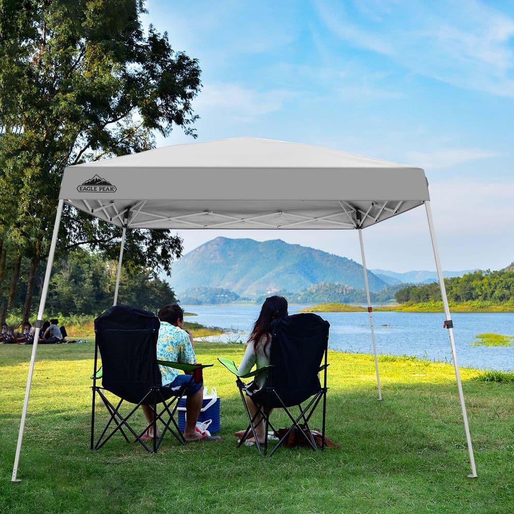 EAGLE PEAK 10 ft. x 10 ft. Slant Leg Instant Outdoor Canopy