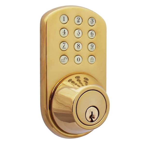 Morning Industry Single Cylinder Brass Touch Pad Electronic Deadbolt
